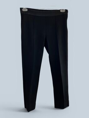 Everlane Black Side Zip Work Pant Bi-Stretch Cotton Size 6